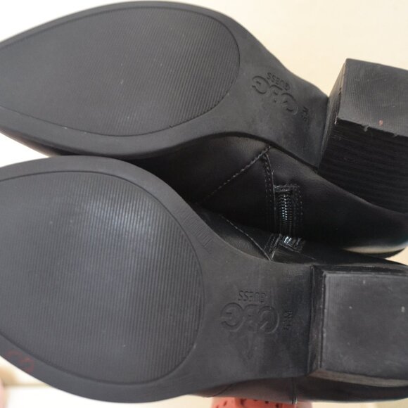 Black Pointed Toe Boots Size 6.5M - Picture 6 of 7